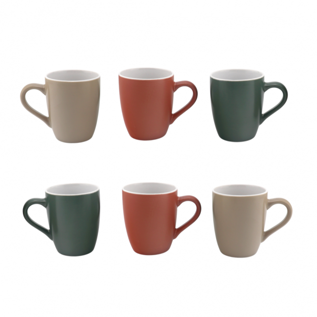 Lot de 6 mugs, HANAE