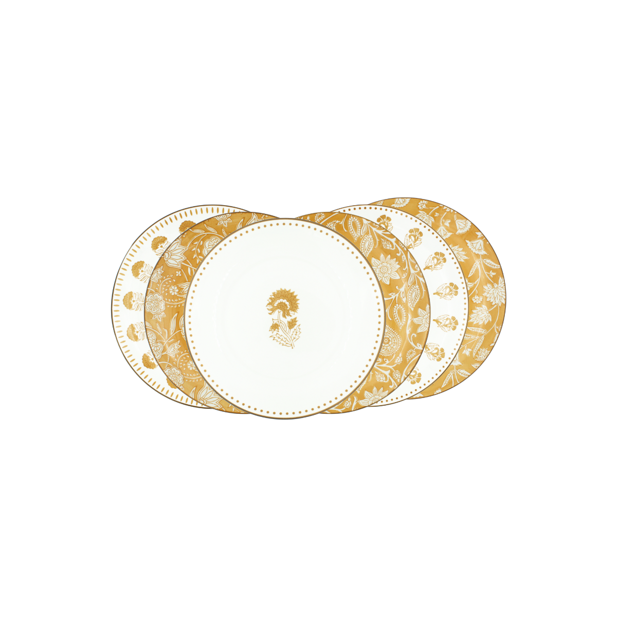 Lot de 6 assiettes à dessert, AMBRE