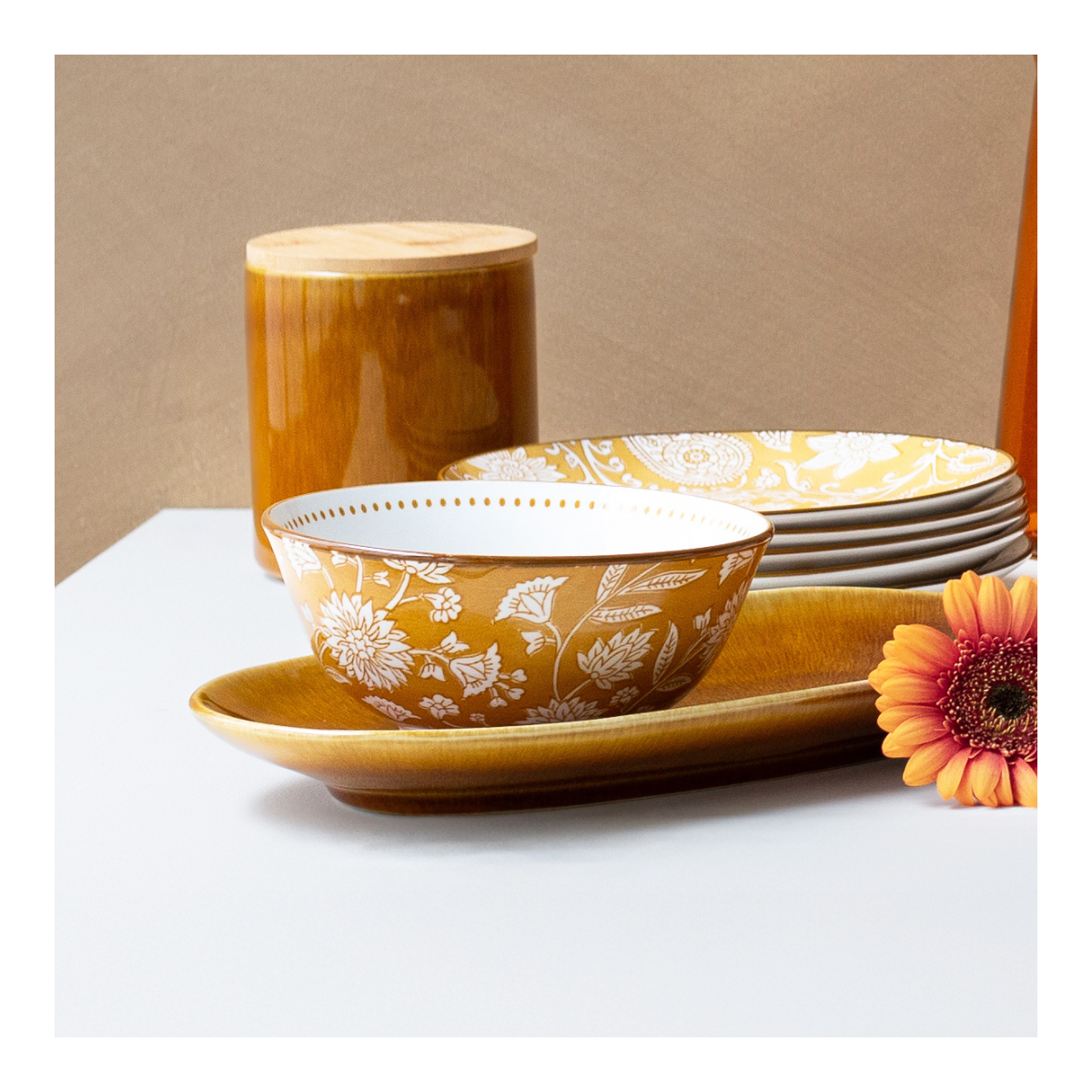 Lot de 6 bols médiums, AMBRE