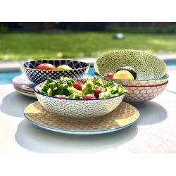 Lot de 6 assiettes creuses, SABAE