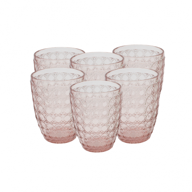 Lot de 6 verres, HANAE