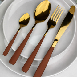 Ménagère 24 pièces en inox, design 3, YOKOTE