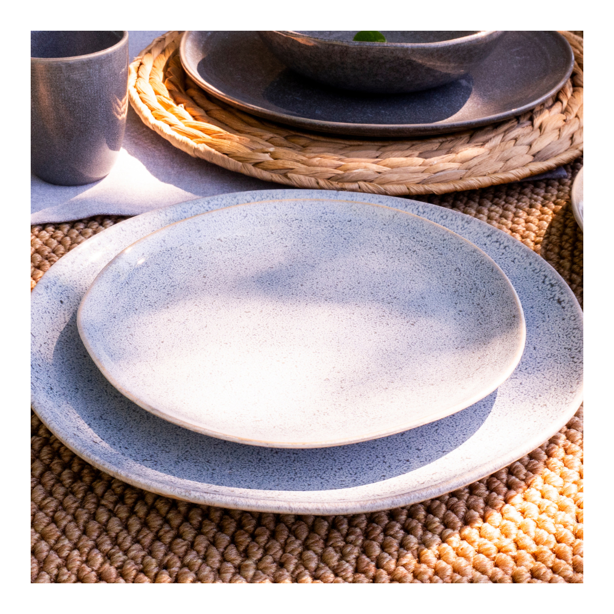 Lot de 6 assiettes à dessert, ZAO