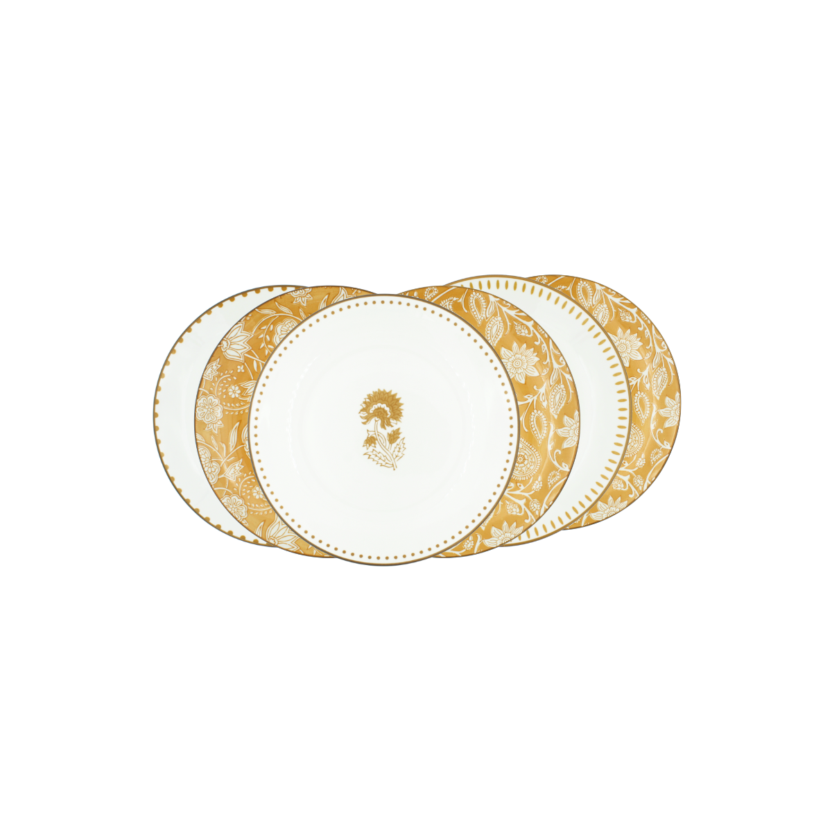 Lot de 6 assiettes à dessert, AMBRE