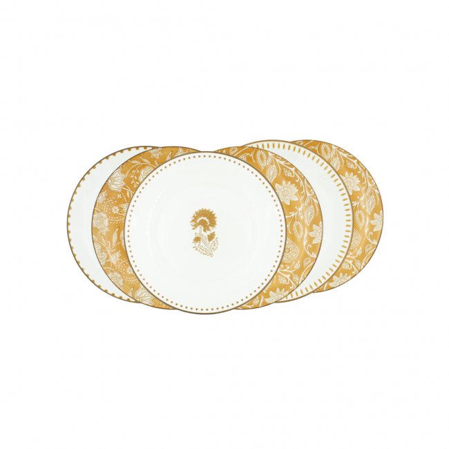 Lot de 6 assiettes à dessert, AMBRE