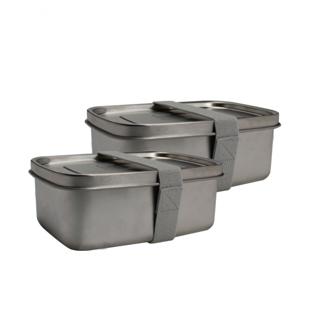 Lot de 2 Lunch box,