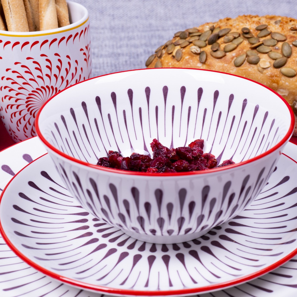 Lot de 6 bols médiums,