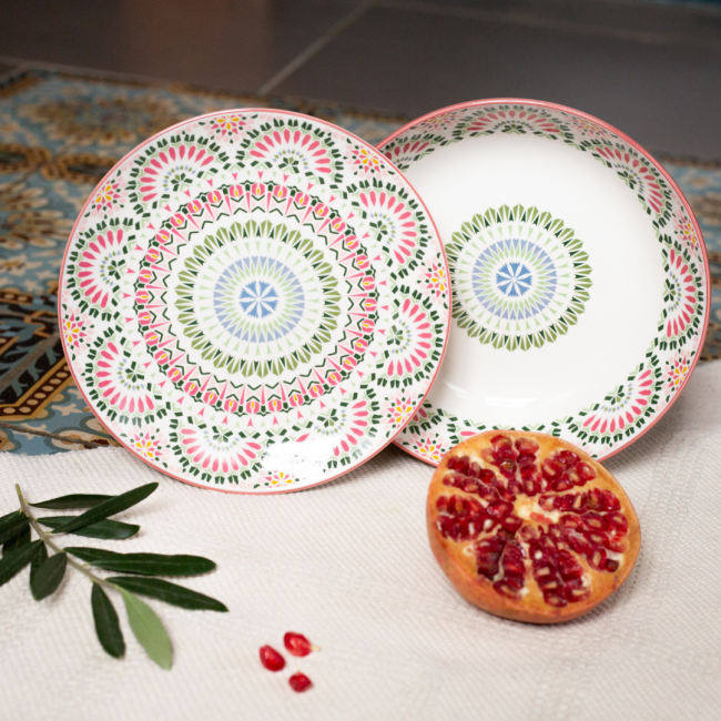 Lot de 6 petites assiettes