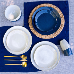 Lot de 6 assiettes à dessert, OIA