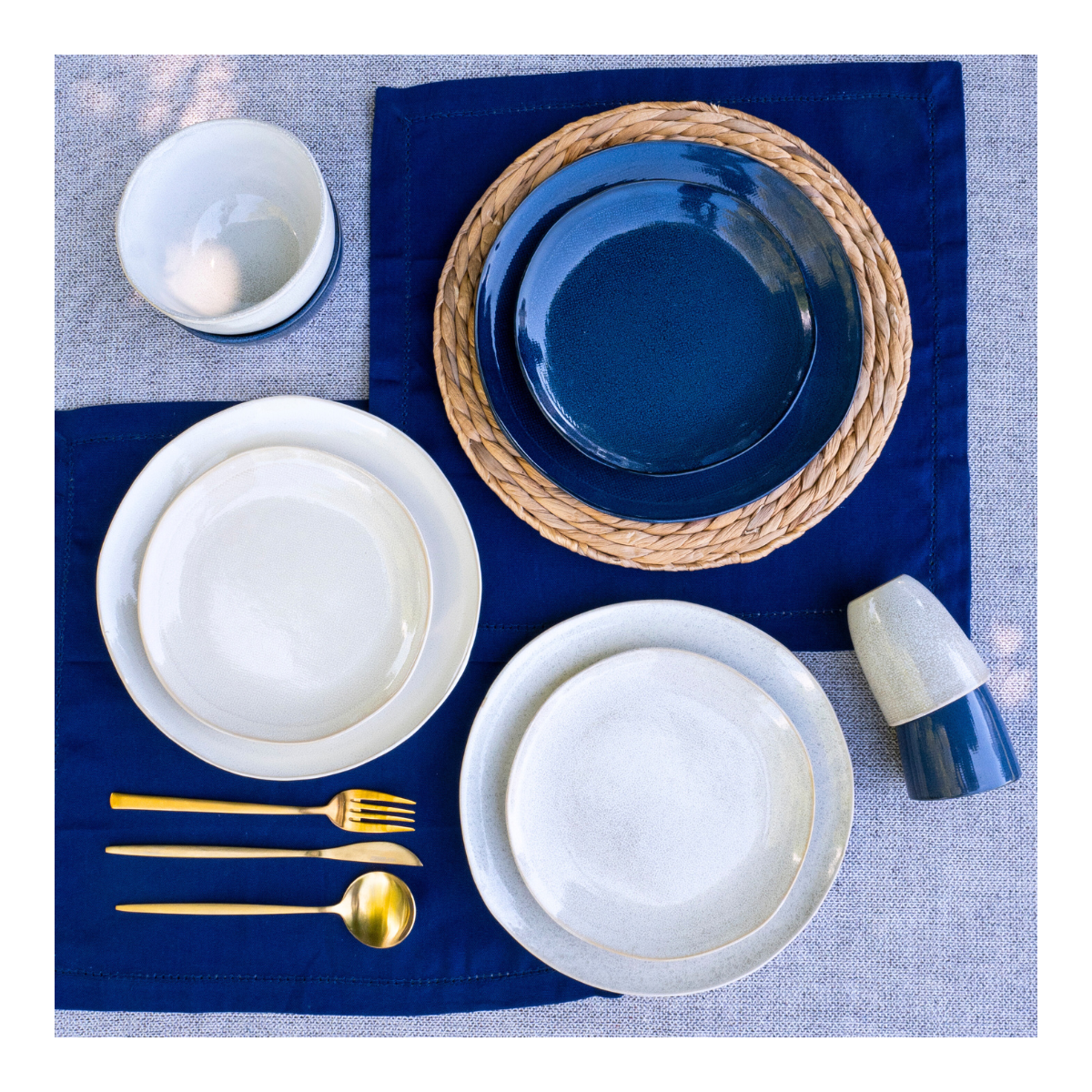 Lot de 6 assiettes à dessert, OIA