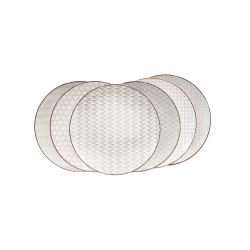 Lot de 6 petites assiettes à dessert