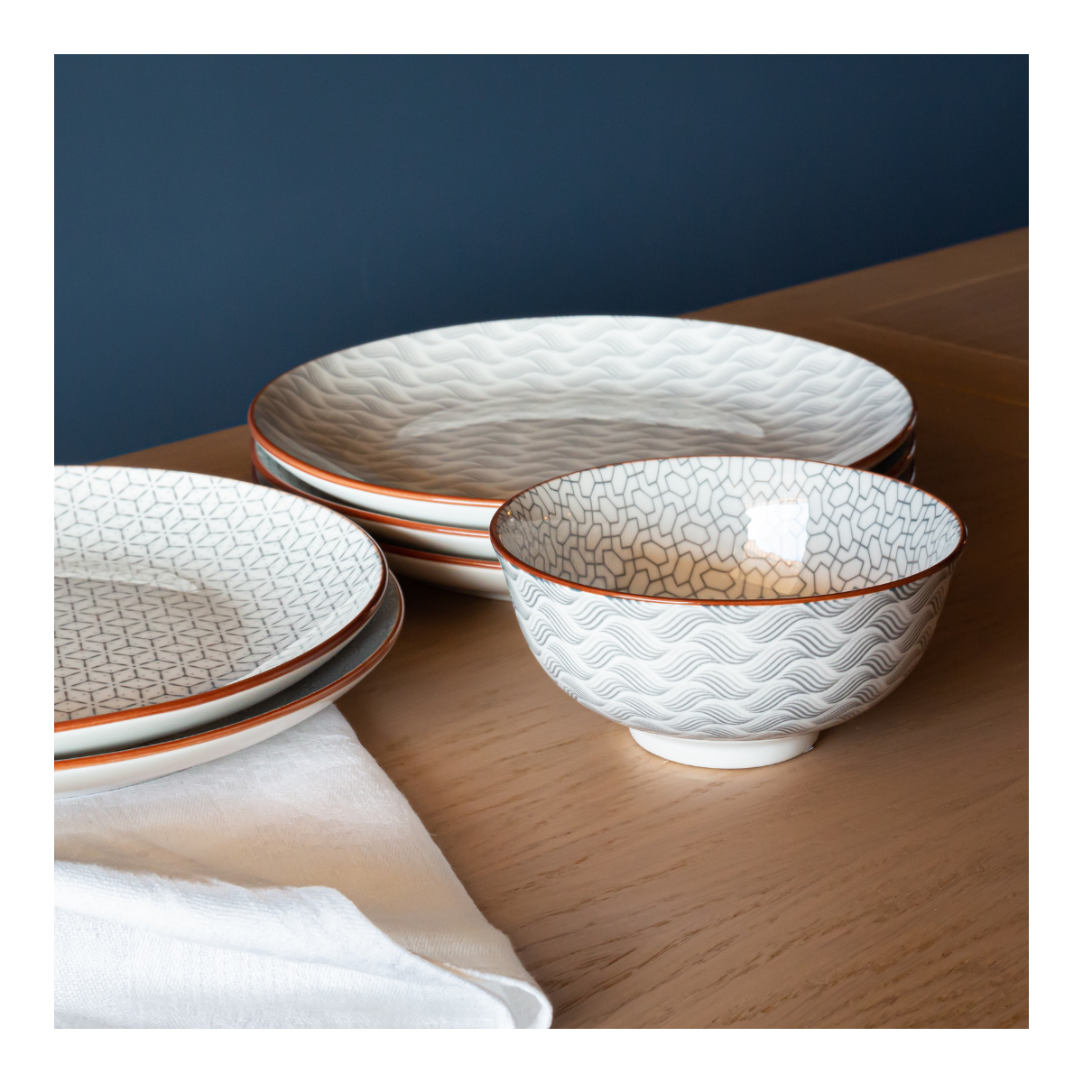 Lot de 6 petites assiettes à dessert