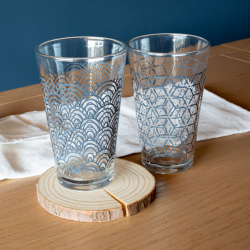 Lot de 6 verres, SLOW