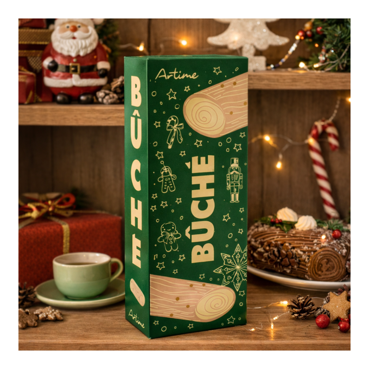 Coffret création bûche de noël, Cook Book