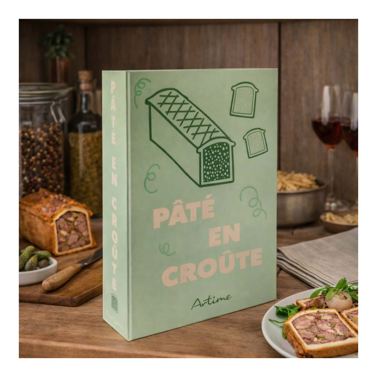 Coffret création pâté en croute, Cook Book