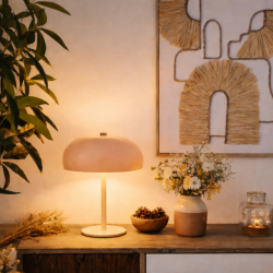 Lampe à poser rose, LUCI