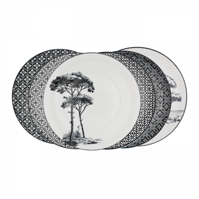 Service à vaisselle complet 54 pièces, VILLA LES PINS