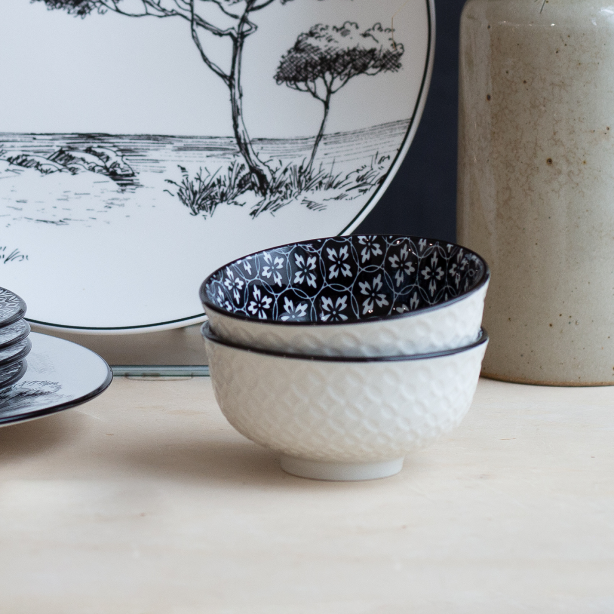 Service à vaisselle complet 54 pièces, VILLA LES PINS