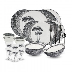 Service à vaisselle complet 54 pièces, VILLA LES PINS