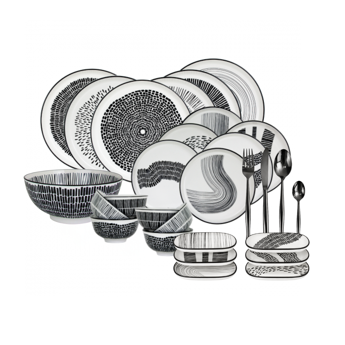 Service complet 49 pièces, YUCATAN