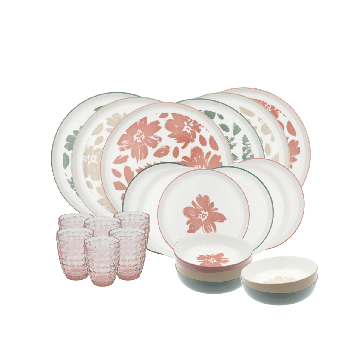 Service à vaisselle 24 pièces, HANAE