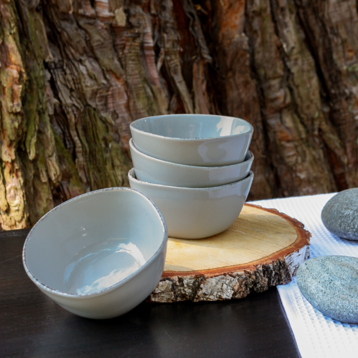 Lot de 6 petits bols, GALET