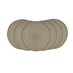 Lot de 6 grandes assiettes, DUNE