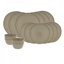 Service d'assiettes et bols 18 pièces, DUNE