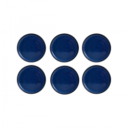 EC-BMSERV18 Service d'assiettes et bols 18 pièces, BLUE MOON