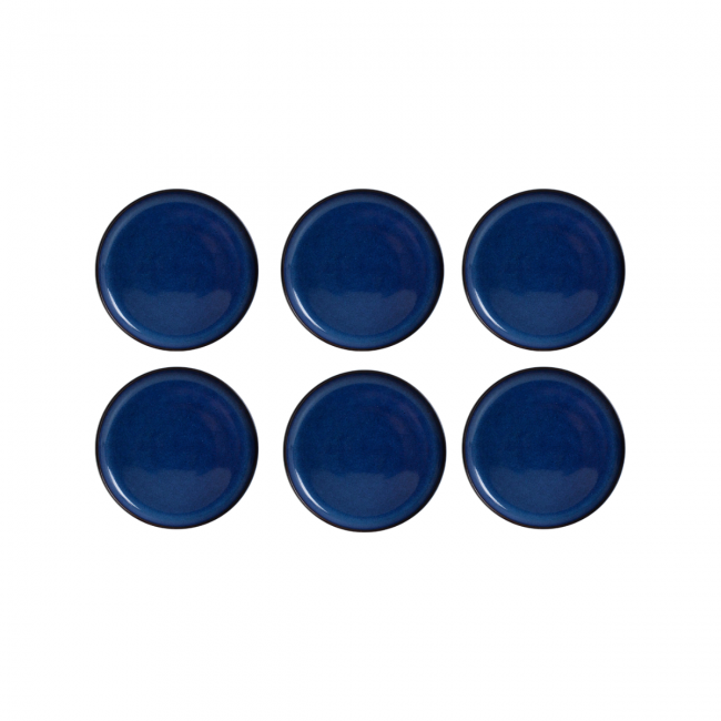 EC-BMSERV18 Service d'assiettes et bols 18 pièces, BLUE MOON