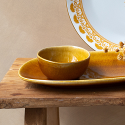 Service 18 pièces d'assiettes et bols, AMBRE