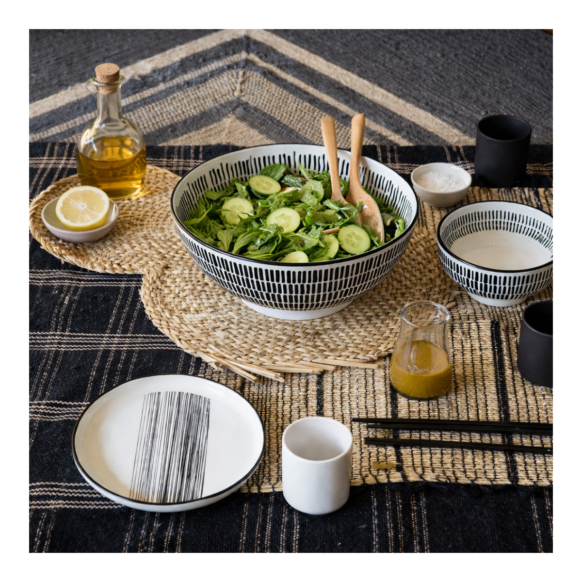 Saladier en porcelaine, YUCATAN