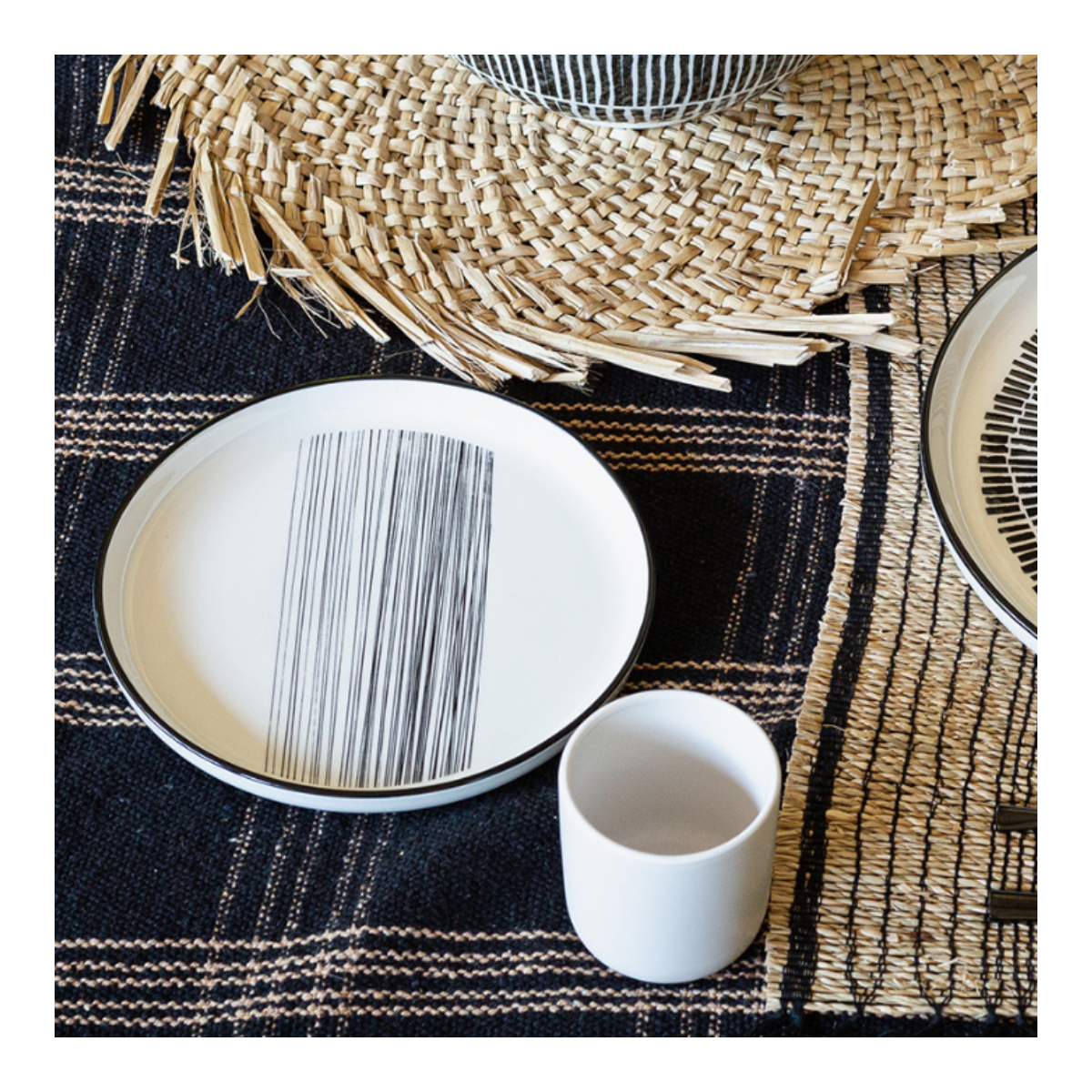 Lot de 6 assiettes à dessert, YUCATAN