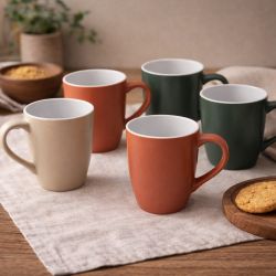 Lot de 6 mugs, HANAE