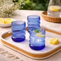 Lot de 6 verres, SANTORIN