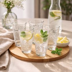 Lot de 6 verres, SLOW