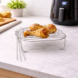Grille de cuisson en acier inoxydable, AIRFRYER