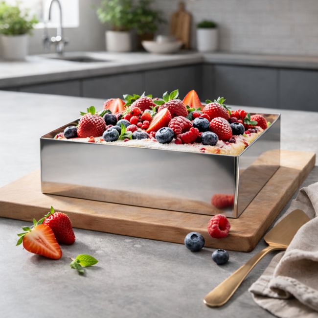 Cadre à gâteau Inox