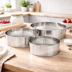 Cercle à pâtisserie, à gâteau et entremet, medium modèle