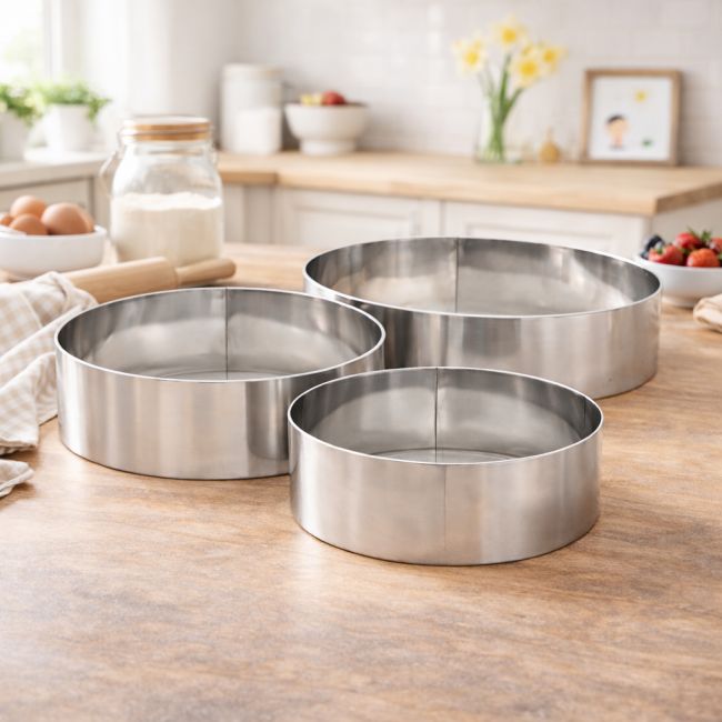 Cercle à pâtisserie, à gâteau et entremet, grand modèle