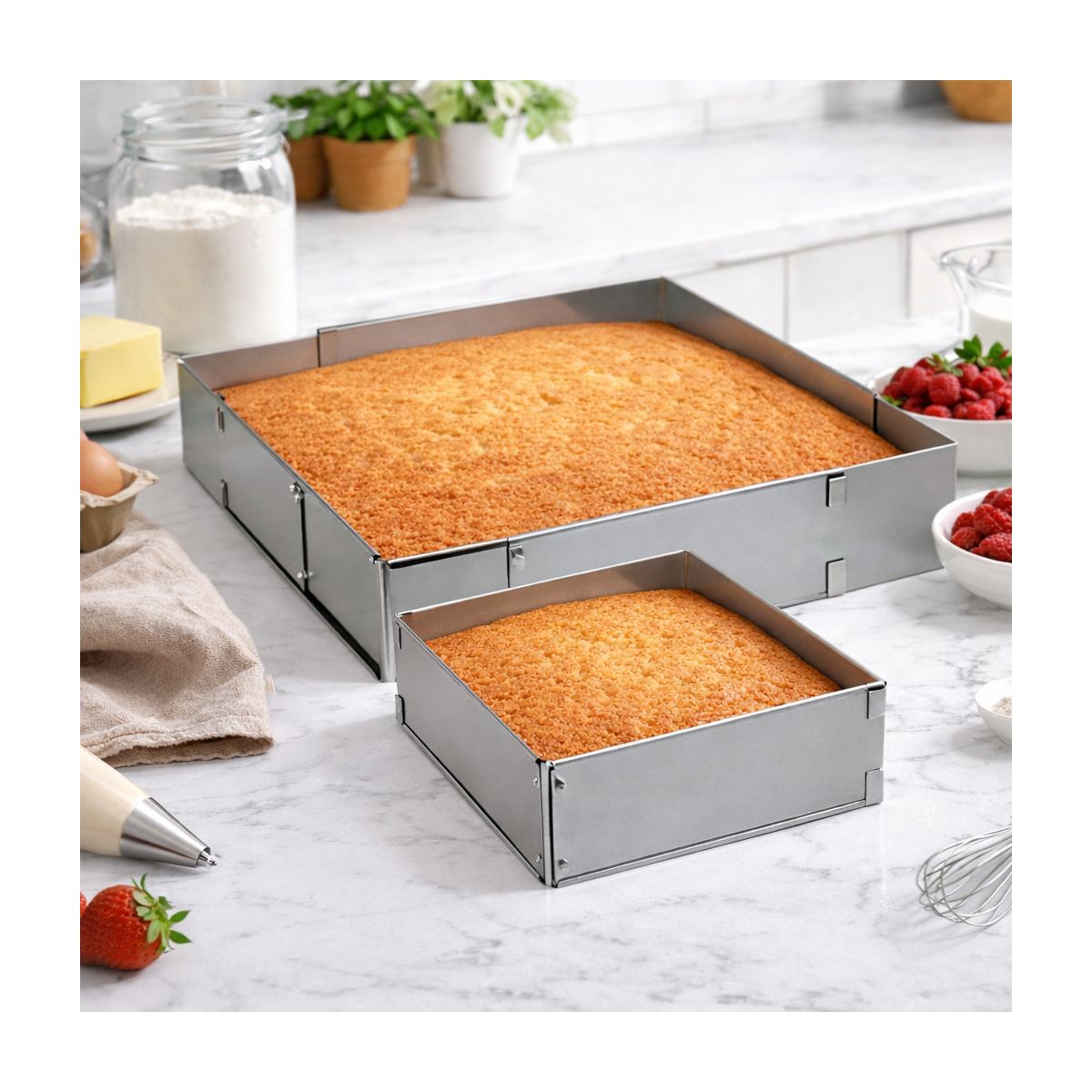 Lot de 2 cadres extensibles, MES BEAUX GATEAUX