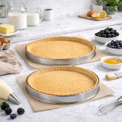 Lot de cercles à tarte