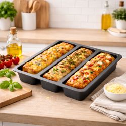 Moule pour 3 cakes en silicone