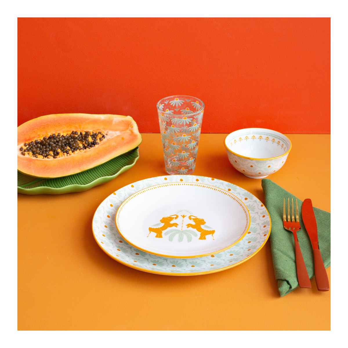 Lot de 6 petites assiettes, ZOELA