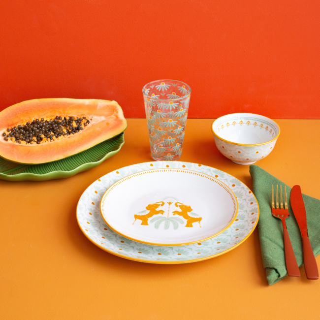 Lot de 6 petites assiettes, ZOELA