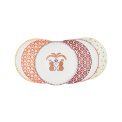 Lot de 6 petites assiettes, ZOELA