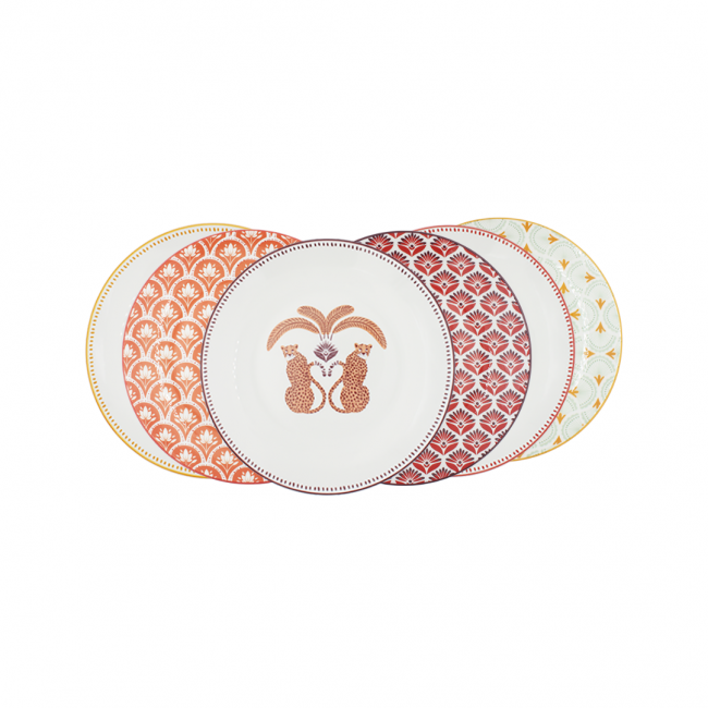 Lot de 6 petites assiettes, ZOELA