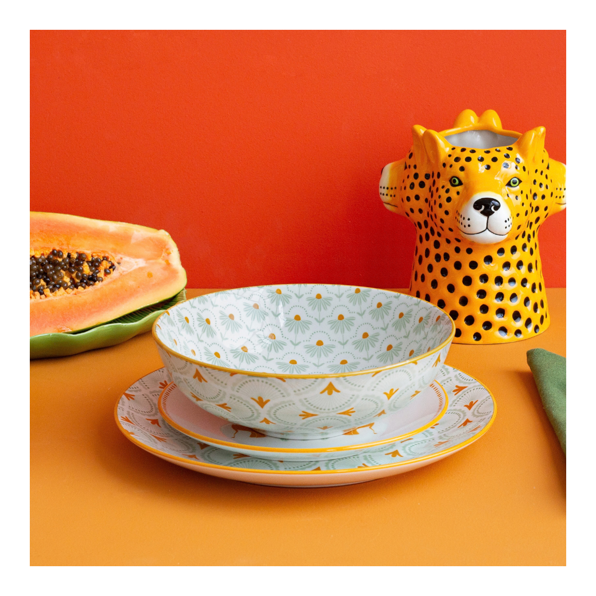 Lot de 6  assiettes creuses, ZOELA