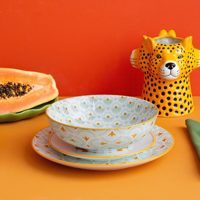 Lot de 6  assiettes creuses, ZOELA