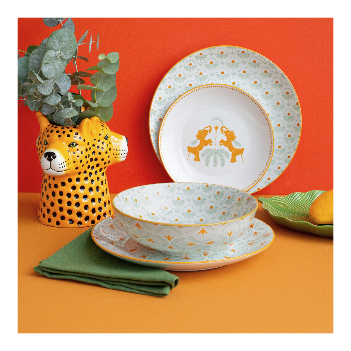 Lot de 6  assiettes creuses, ZOELA